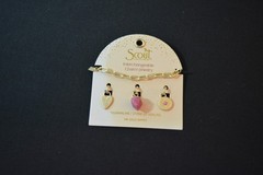 Scout Curated Interchangeable Charm Bracelet 14K Dipped Tourmaline/healing stone