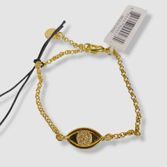 $40 Baublebar Women’s Gold Chania Pave Evil Eye Link Bracelet