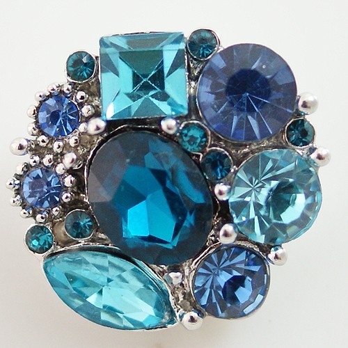 Snap Jewelry Rhinestone Cluster Multicolor 18-20mm Fit Ginger Charms Accessories gallery
