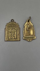 Vintage Chicago Illinois Park District Basketball Charms Dvorak Park Jr 1940