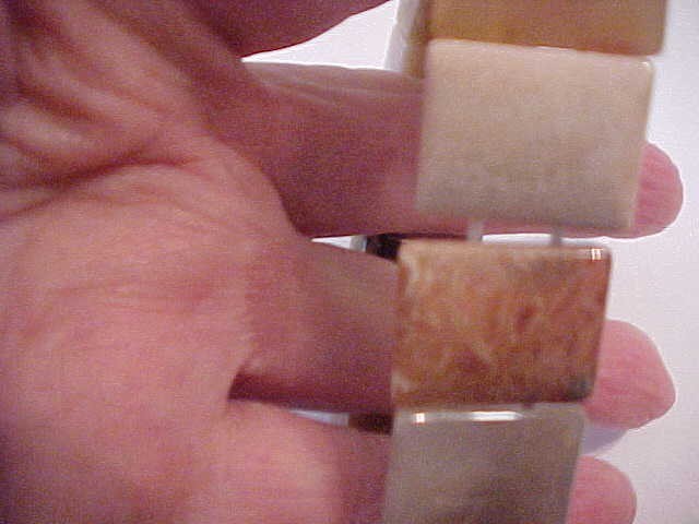 Fossil Coral Bead Stretch Bracelet 7-8" 13 in Bracelet gallery