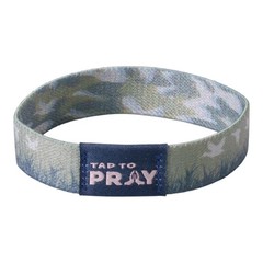 TAP TO PRAY Christian Wristband Reversible Daily Bible Verses Waterfowl