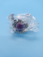 Paparazzi “Yes I CANYON” Purple Stone Cuff Bracelet Silver Tone Western Boho