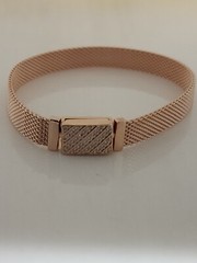 AUTHENTIC PANDORA RELEXIONS LONG CLASP PAVE BRACELET #589358C01-21cm/8.3″ inches