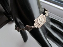 Vintage bracelet. 12mm wide.. 12grams 7.25 inches long