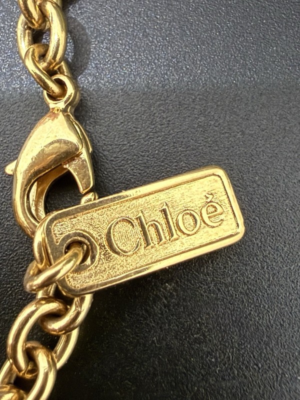 CHLOÉ Chloe Chateau Treasures Gold-tone Brass & Imitation Pearl Charm Bracelet gallery