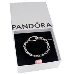 NEW 100% Authentic PANDORA 925 ALE Openable Oval Link Chain Bracelet 594678C00