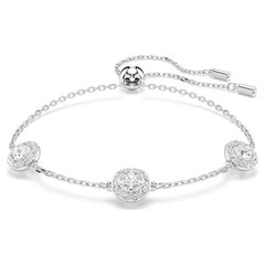 Swarovski Crystal Una Angelic Bracelet, Round Cut, White, Rhodium Plated 5732272