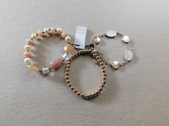 White House Black Market Nickel Free, Semi-Precious Stone Bracelet