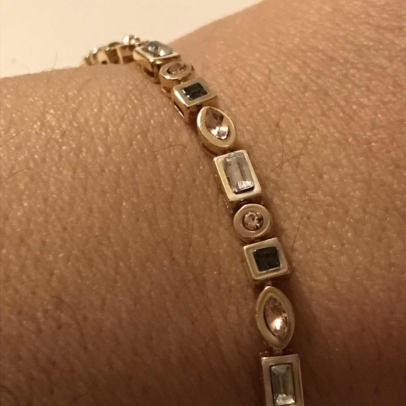 Baublebar Kayden Tennis Bracelet Multicolored Geo Shapes . 7” gallery