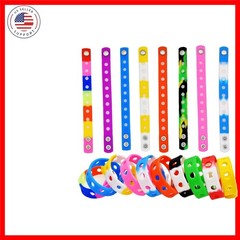 10/20/30/50/100PCS 7 Inch Wristbands Silicone Random Colors Bracelets Adjusta…