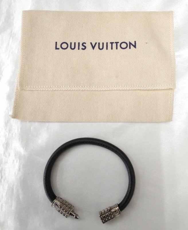 LOUIS VUITTON Damier Gra Fit Bracelet M6626E Used gallery