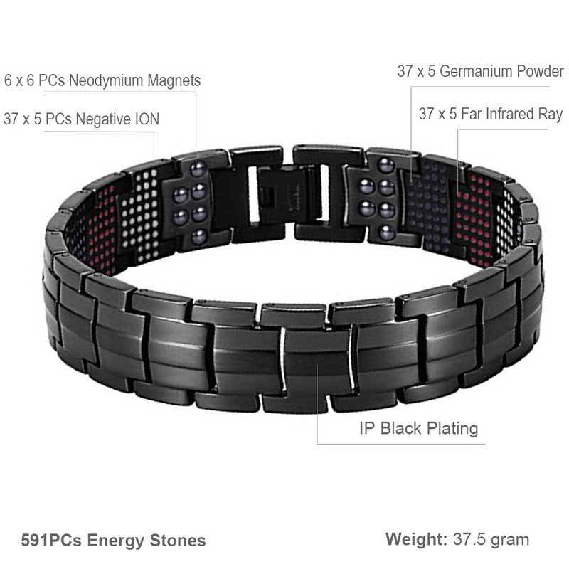 Magnetic Bracelet Therapy 591 Bio Elements Balance Energy Arthritis Pain Relief gallery