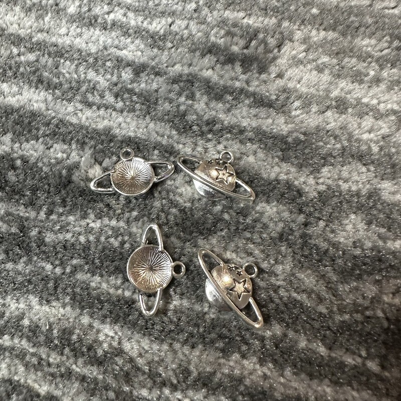 Taylor Swift Inspired Charms Saturn Jewelry DIY Bracelet Necklace Dangle 4 Pack gallery