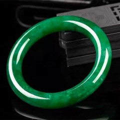 Dongling Jade Bracelet, Indian Jade Bracelet, A-grade, Full Green Bracelet