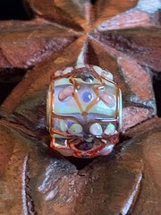 Trollbeads Event Bead Garden Motif Mini Barrel