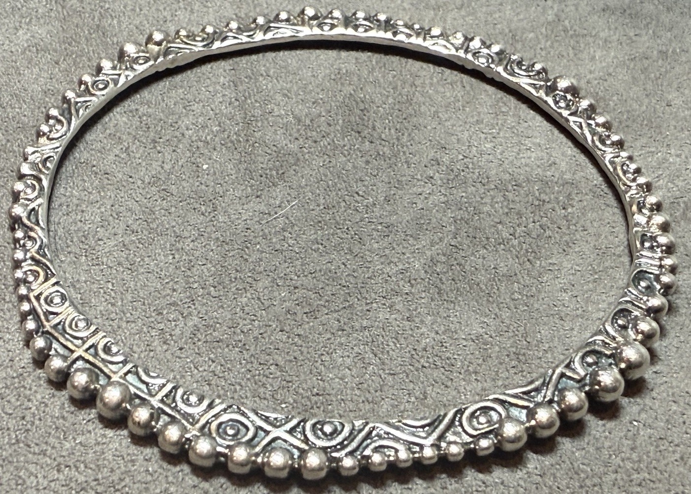 SILPADA 925 Sterling Silver Ball Stacking Stackable Bangle Bracelet 20 + Grams gallery