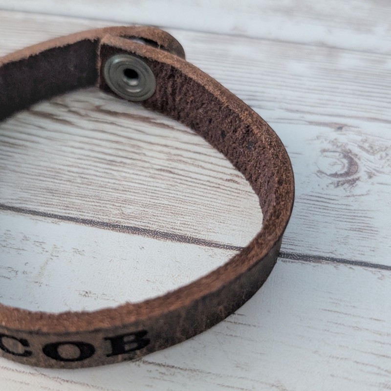 Leather? Bracelet - Jacob - Fair Condition gallery