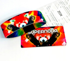 ZOX **SUPERNOVA** Silver Strap band w/Card Choose Size NIP RED PANDA