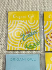 Origami Owl “Your Choice” Large Clear Plates for Lockets “New in Package” #2