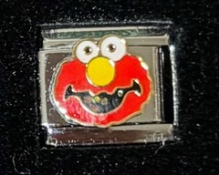 Elmo Italian Charm Enamel Link 9MM K22 Rare