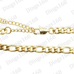 Men&women’s 18K Yellow Gold Filled Hypoallergenic 7/9″ 5mm Figaro Chain Bracelet