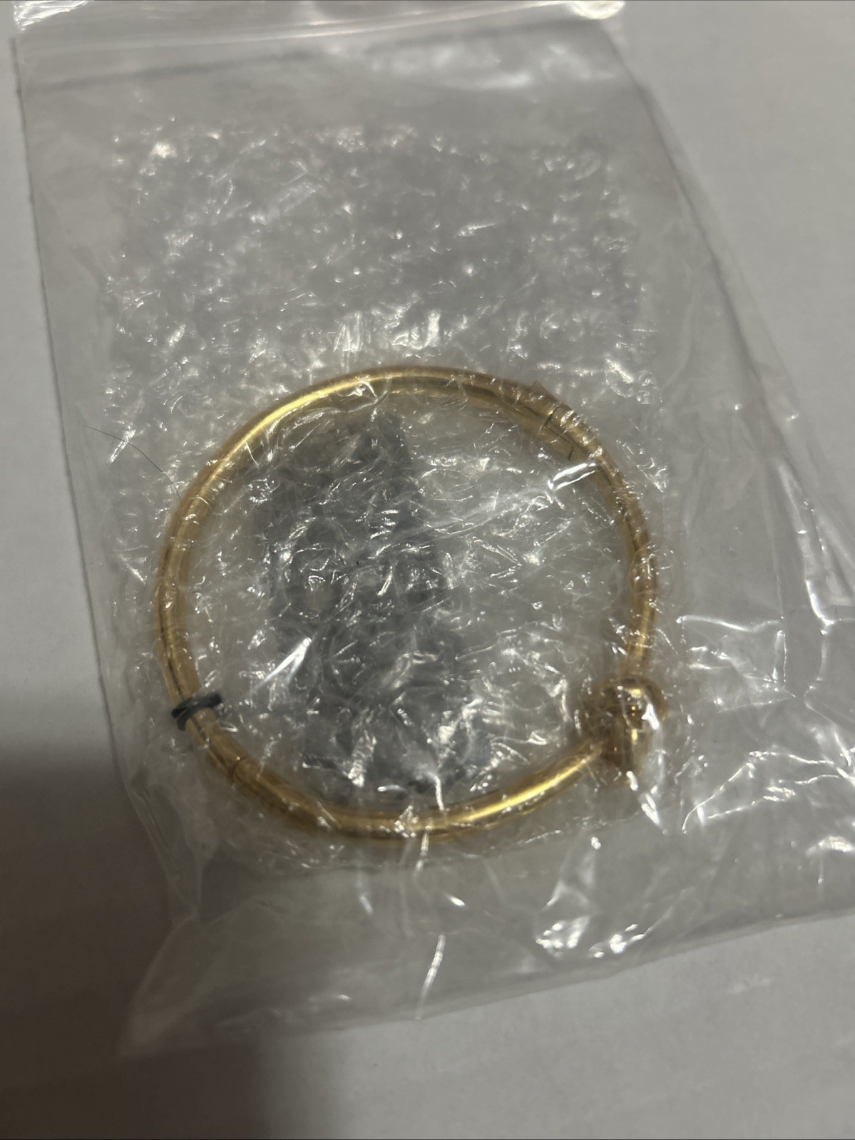NWT KATE SPADE Sailor's Knot Logo Gold Hinged Bangle Bracelet gallery