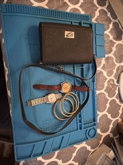 Lot of 4 Assorted Pre-owned Pieces: One Small Purse 2 Watches & 1 Bracelet