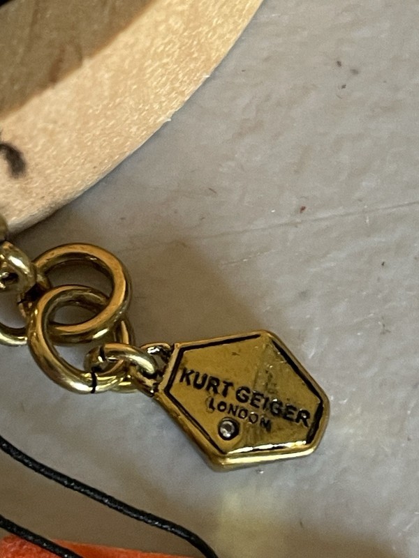 KURT GEIGER LONDON GOLD TONE EAGLE CHUNKY CHAIN BRACELET 6,5”+2” gallery
