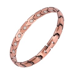 Thin Pure Copper Magnetic Bracelet women Arthritis Pain Relief Balance Energy