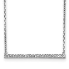 925 Sterling Silver Sterling Shimmer Sterling Silver Rhodium-plated 16.25 inch 1