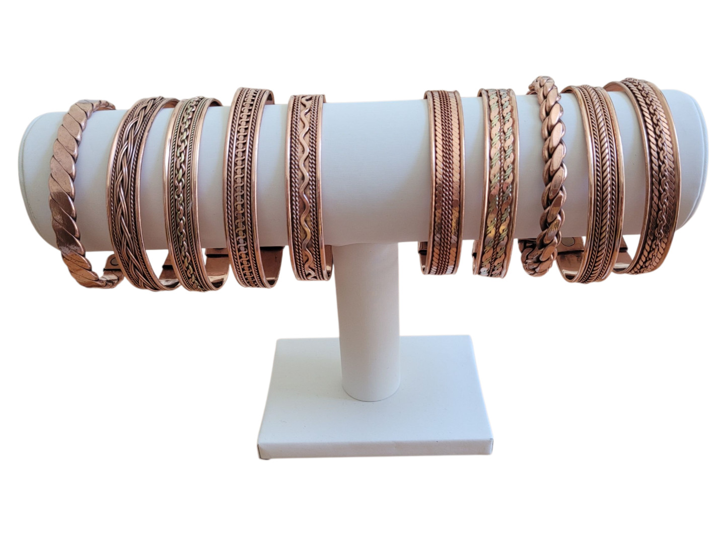 Pure Copper Magnetic Bracelet Arthritis Pain Therapy Energy Cuff Bangle gallery