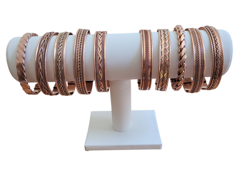 Pure Copper Magnetic Bracelet Arthritis Pain Therapy Energy Cuff Bangle gallery