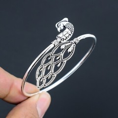 Peacock Vintage Ethnic Handmade Adjustable Bangle Jewelry Gift BB-042