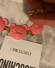 Moschino Pink Bears Bracelet