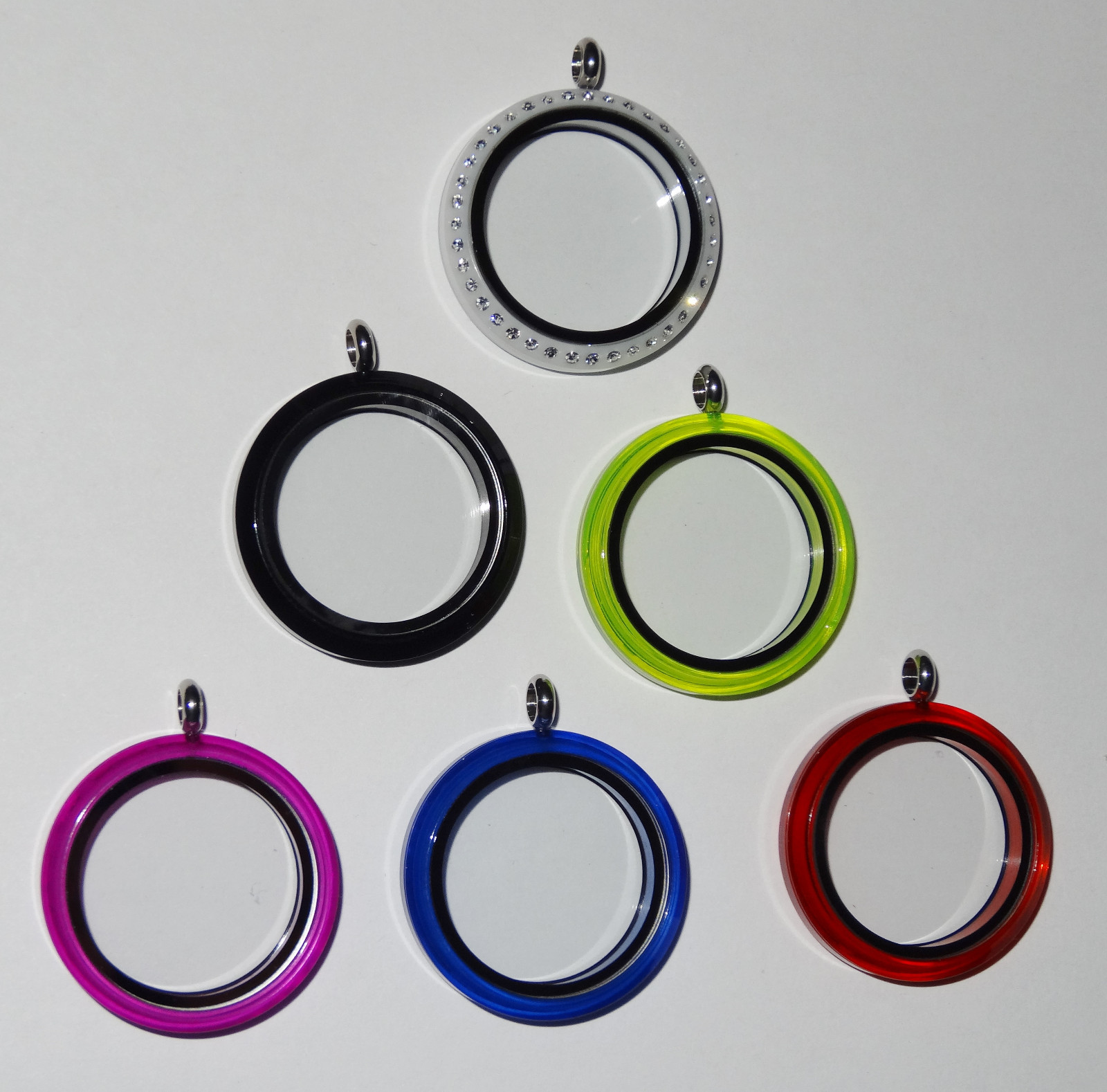 Large Circle Acrylic Floating Charm Locket yes Fit Origami Owl Floating Charm gallery