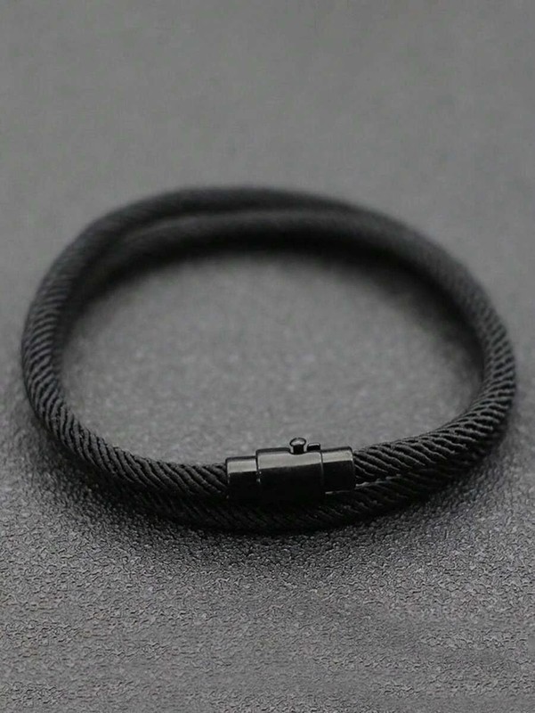 Minimalist Braided Bracelet Double Layer Survival Friendship Gift gallery