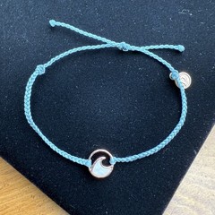 Original Style Pura Vida wave bracelet blue adjustable new without tags