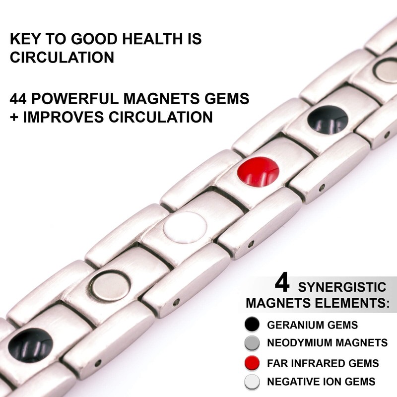 Magnetic Bracelet Therapy 591 Bio Elements Balance Energy Arthritis Pain Relief gallery