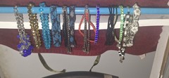 Lot Of 12 Fashion and Stretch Beaded Bracelets great for dress-up FREE SHIPPING!