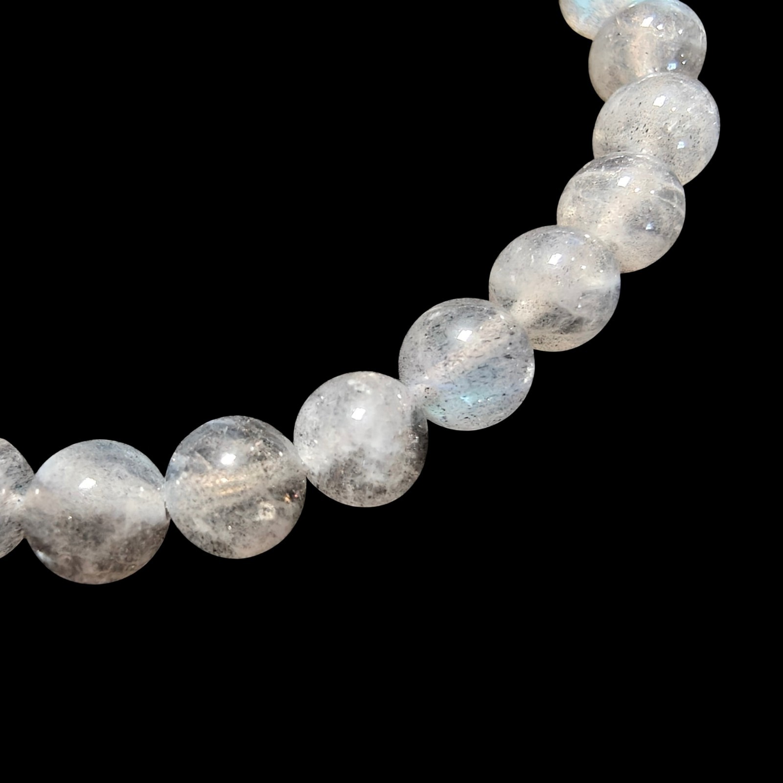 AAA Labradorite Bracelet Natural Stones 6mm Healing Unisex Crystal Bracelet gallery