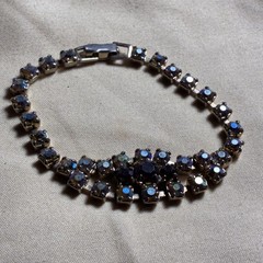 Vintage Sparkling Aurora Borealis Rhinestone Bracelet