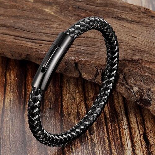 Solid Men's Bracelets Bracelet with Stainless Steel Wire for Unisex Cuff Bangle gallery
