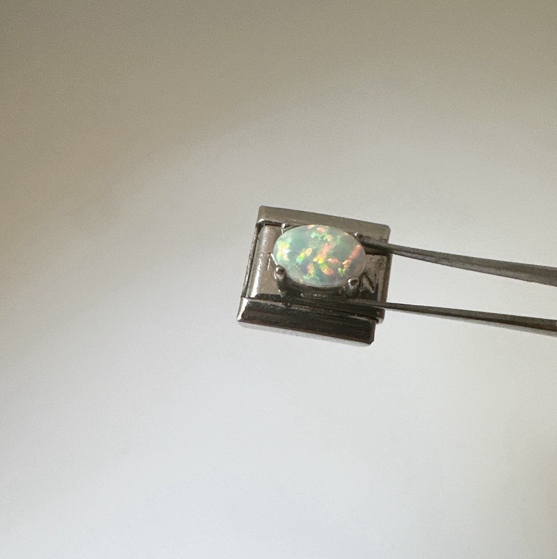 Nomination Bracelet Composable Link Charm Oval Opal Stone Custom-made gallery