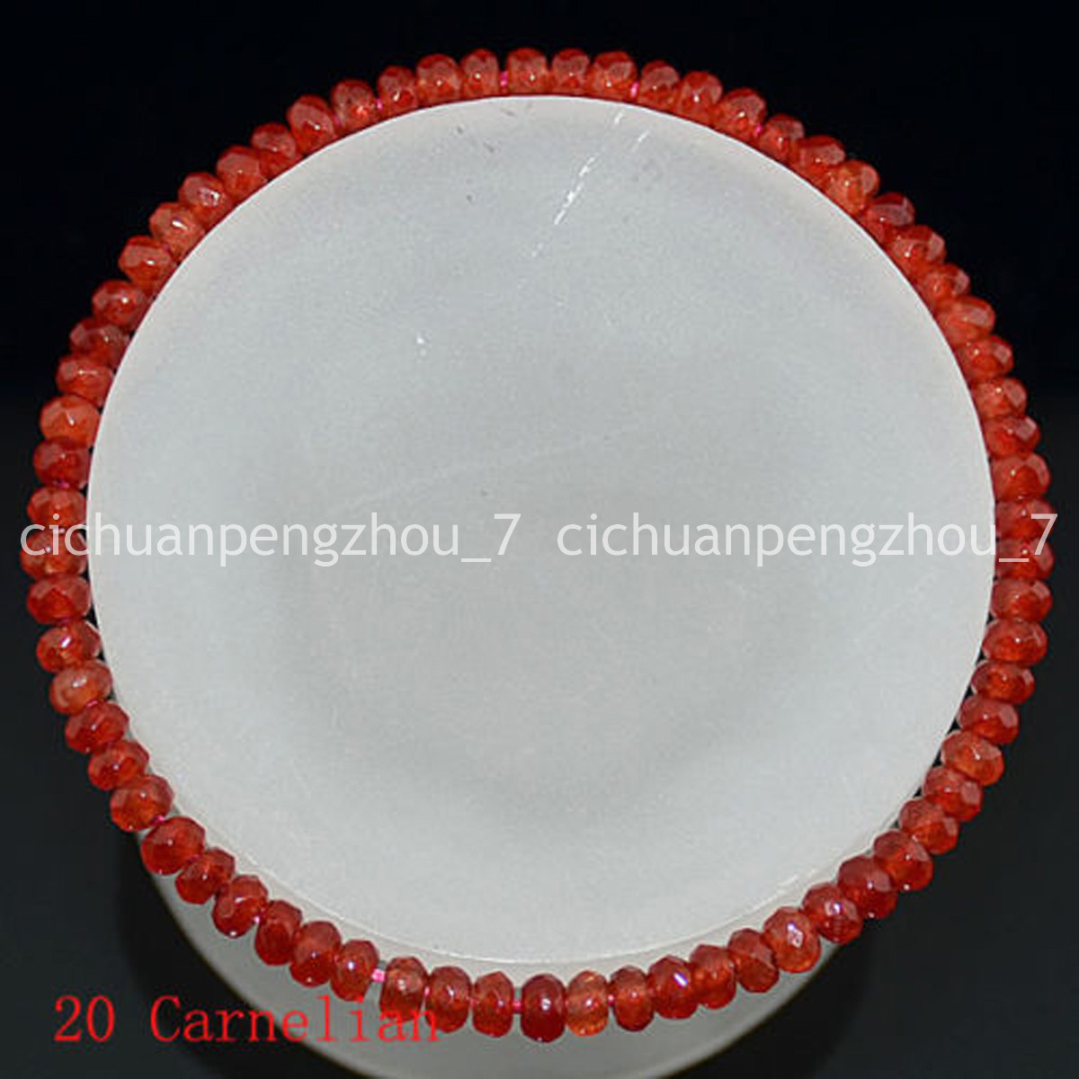 Faceted 2x4mm Multicolor Jade/Agate/Gems Rondelle Beads Elastic Bracelet 7.5'' gallery