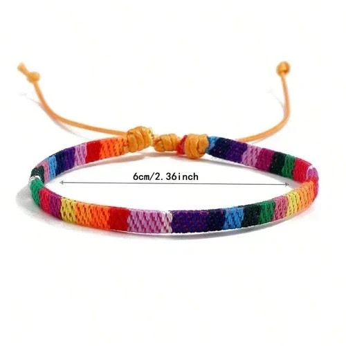 12 Boho Men & Women Surfer Beach Bracelet Set Braided Boho Handmade Bracelets gallery