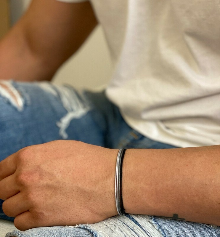 Surfer String Bracelet Black Thick Thin Cord Waterproof Women Men Beach Jewelry gallery