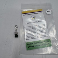 Chrysoprase Charm Handmade Natural Stone Jewelry Joy Happiness Wealth Abundance