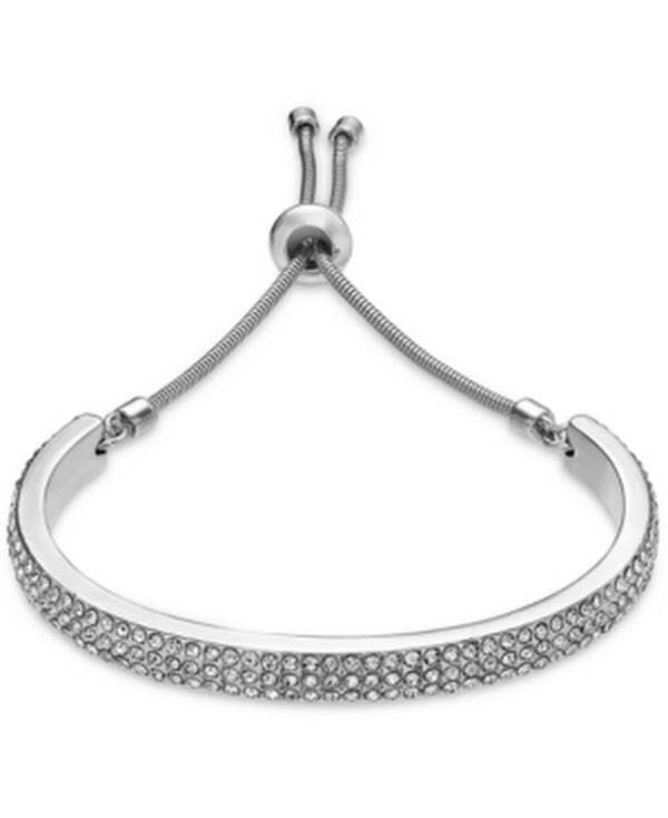 Alfani Pave Curved Bar Slider Bracelet gallery