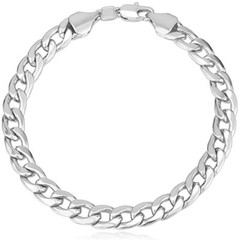U7 CUBAN CHAIN BRACELET 18K GOLD PLATED, 8 1/4″ LENGTH – WIDTH 7.5MM MEN/WOMEN